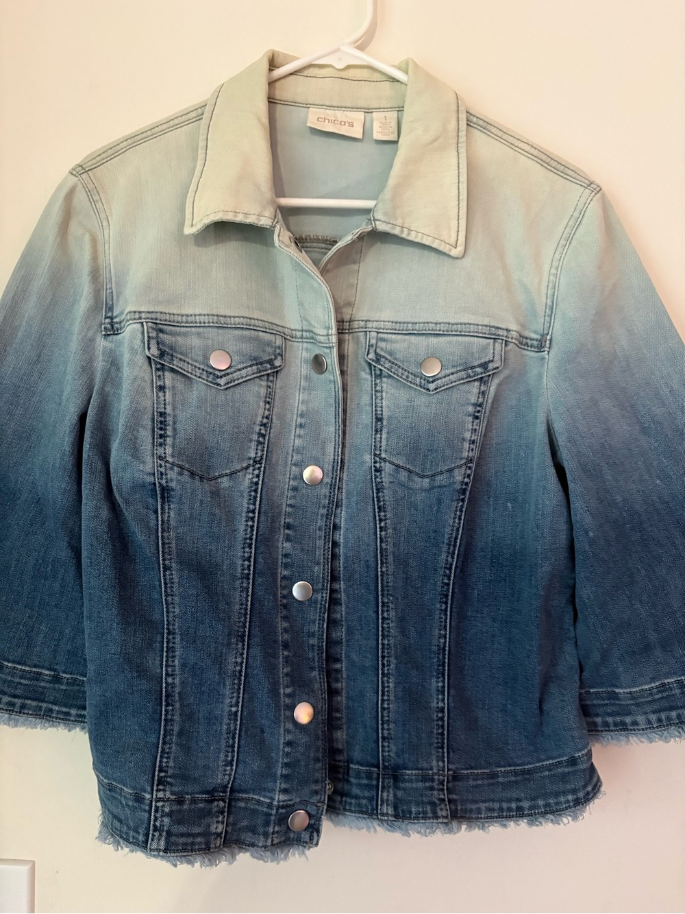 Chico's Button-Front Jacket - Picture 3 of 8